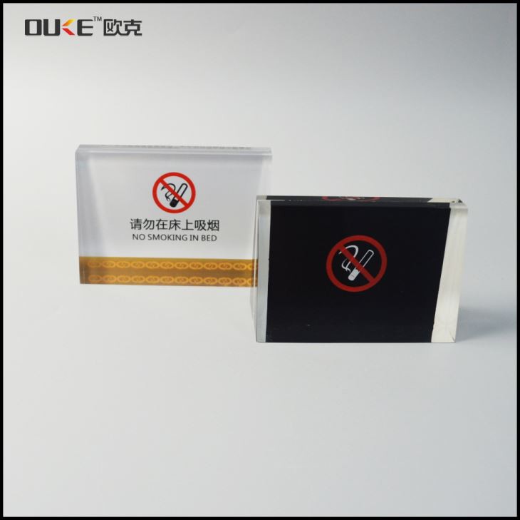 New Style Eco-friendly Clear Acrylic Sign Directional Signs