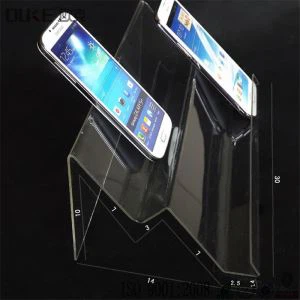 Uus Saabumise akrüül Mobiiltelefoni vitriin Telefon Stand