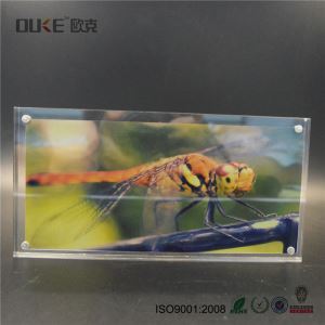 Kahepoolne 6x8 Inch akrüülist pildiraami magnetid