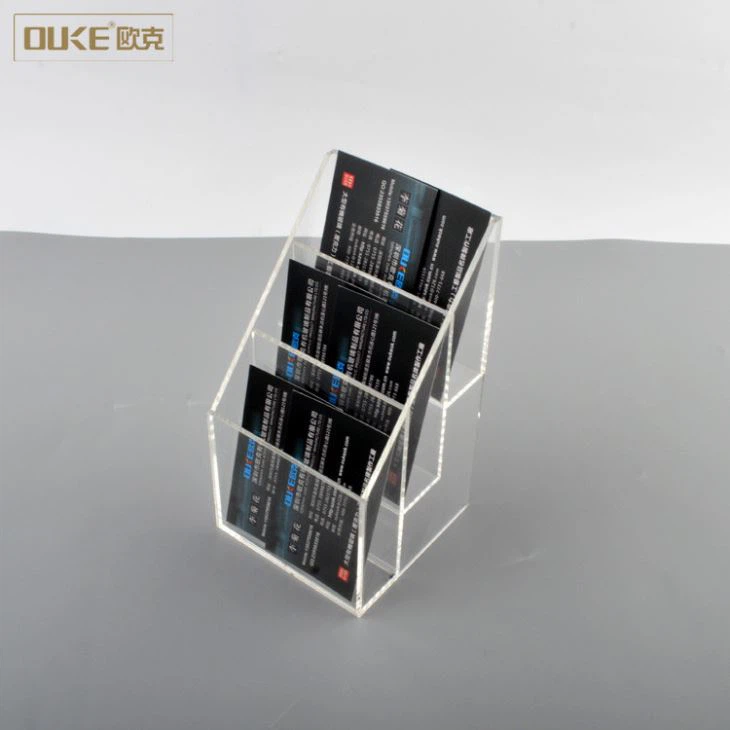Clear 3 Layers Desktop Acrylic Document Holder