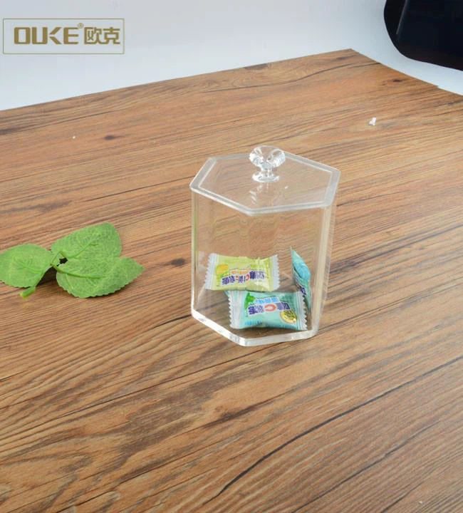 Custom 8 Sides Small Acrylic Candy Box