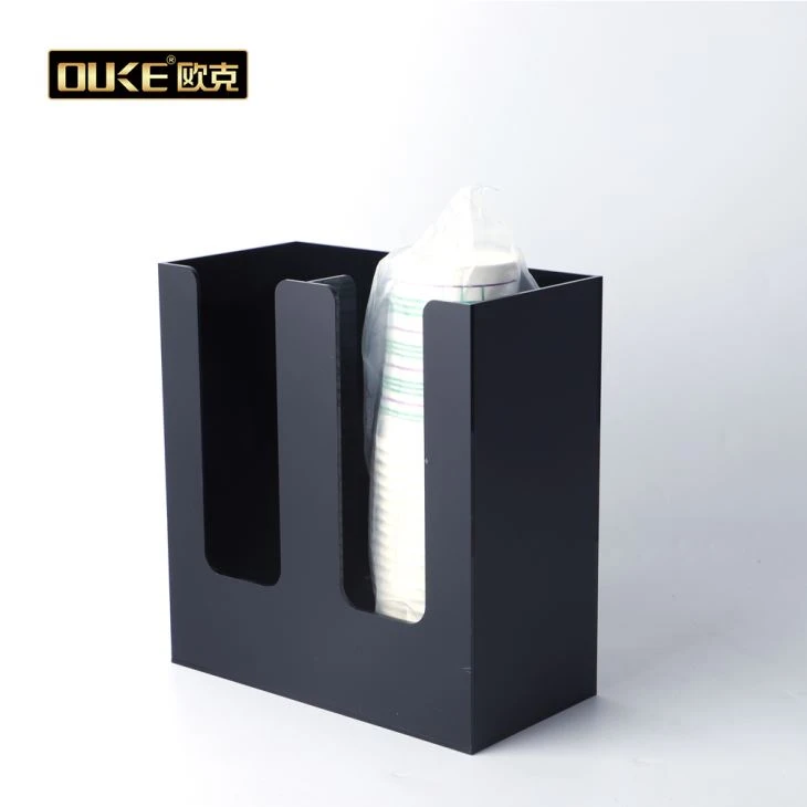 Black Acrylic Coffee Cup Holder