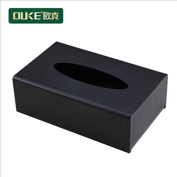 Black Acrylic Tissue Box